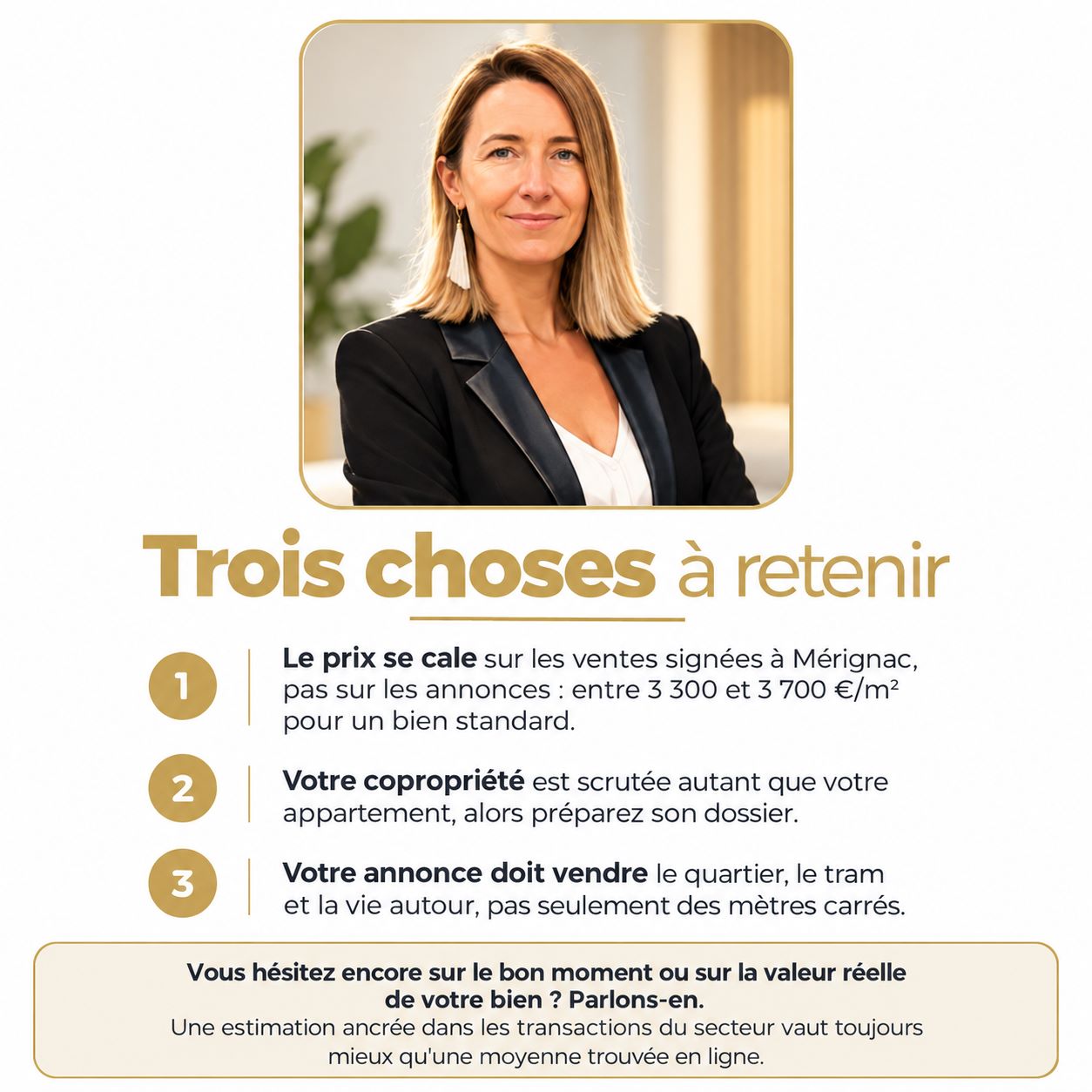 Infographie : vendre son appartement à Mérignac
